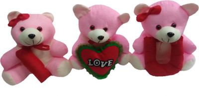 Aparshi Combo pack of love teddybears stuffed soft toy (Pack of 3) - 24 cm(Multicolor)
Aparshi Combo pack of love teddybears stuffed soft toy (Pack of 3) - 24 cm(Multicolor)