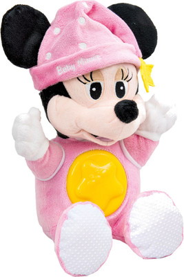 Disney Baby Minnie Night Plush - 14.17 inch(Pink, Yellow, White), Pink;white;yellow