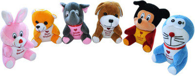 Disha Enterprises Cartoon - 10 cm(Multicolor)