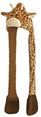 Aurora World Mitts N Hats 35" Gerome The Giraffe(Brown)