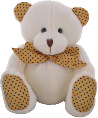 Twisha Bear Sitting With Spotted Paws - 9 inch(White)