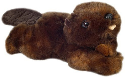 PurrFection Purrfection Timber Junior Beaver 9" Plush - 6 inch(Brown)