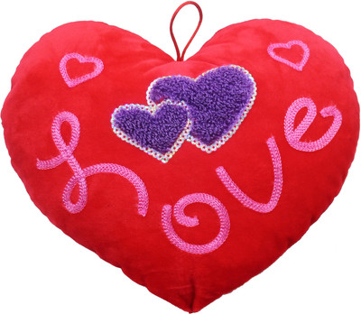 Tipi Tipi Tap Soft Love Heart With Handmade Patterns - 29 cm(Multicolor)