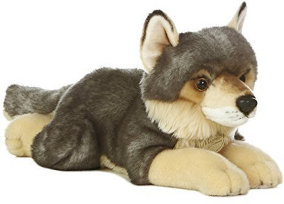 Aurora World Miyoni Wolf Plush16"(Brown)
