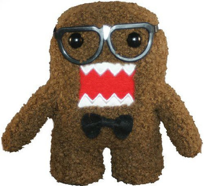Licensed 2 Play Domo Nerd 6 1/2" Plush Novelty Doll(Brown)