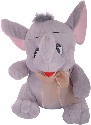 Twisha Elephant Grey Sitting Medium 20 X 13 X 10 Cms - 10 cm(Multicolor)