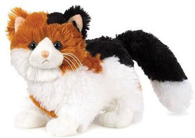 Webkinz Virtual Pet Plush Calico Cat + Bookmark New With Sealed - 15 inch(White)