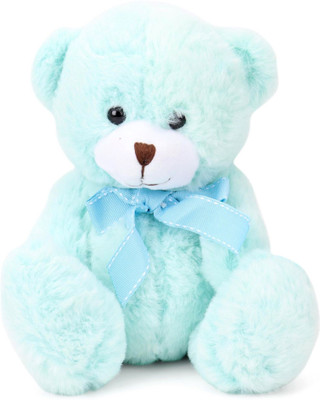 Starwalk Bear Plush with Bow Turquoise Colour 20 cm - 20 cm(Multicolor)