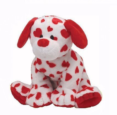 Ty Pluffies Harts Dog(White)
