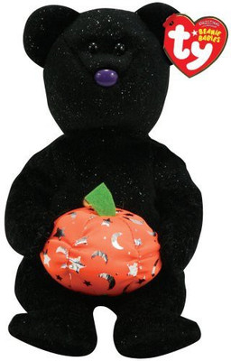 ty Beanie Babies Haunting Halloween Bear - 13 inch(Black)