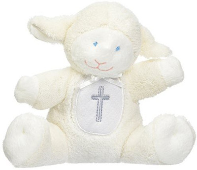 Bobfriend Mary Meyer Christening Plush Rattle, Lamb - 20 inch(Multicolor121)