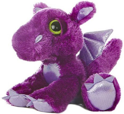 Aurora World Dreamy Eyes Flame Purple Dragon 10" Plush - 10 inch(Purple)