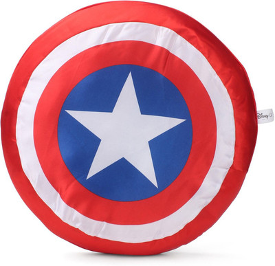 Disney Capt. America Shield Plush - 40 cm(Multi Colour)