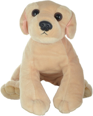 Twisha Dog Big Eyes Lying Cream Music - 17 inch(Beige)