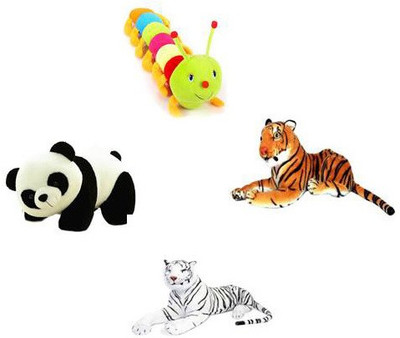 Yakeen Cute Panda, Colourful Caterpillar, Brown & White Tiger Soft Toys Combo Pack Of 4 - 32 cm(Multicolour)
Yakeen Cute Panda, Colourful Caterpillar, Brown & White Tiger Soft Toys Combo Pack Of 4 - 32 cm(Multicolour)