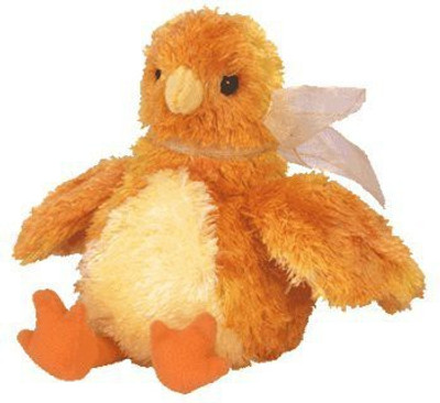 TY Beanie Babies Chickie The Chick(Orange)