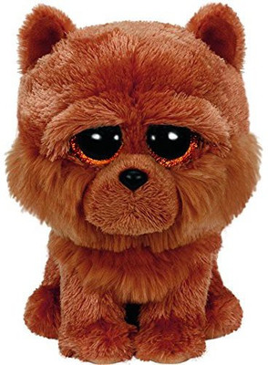 ty Beanie Boos Barley - Brown Chow Dog 6" - 25 inch(Multicolor)