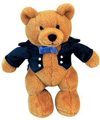 Alfred Music For Little Mozarts Plush Beethoven Bear (Level 14) - 4 inch(Orange)