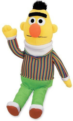 Enesco Sesame Street 14" Bert Gund Plush(Yellow)