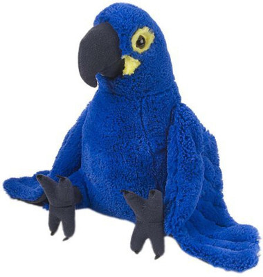 Wild Republic Cuddlekins 12" Hyacinth Macaw - 13.77 inch(Blue)