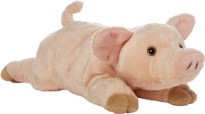 Hamleys Lying Animal - Pig - 8 inch(Multicolor)