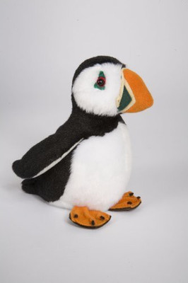Douglas Cuddle Toys Obi Puffin 6" - 10 inch(White)