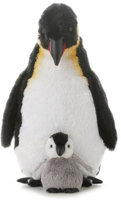 Aurora World 12" Emperor Mama And Ba Penguin - 18 inch(White)