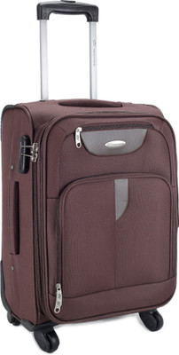 Princeware Venice Expandable Cabin Luggage - inch(Brown