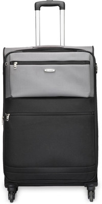 Aristocrat Evoque Expandable Cabin Luggage - 20 inch(Black)