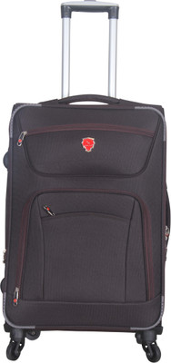 Emblem Sigma-M-Black Expandable Check-in Luggage - inch(Black