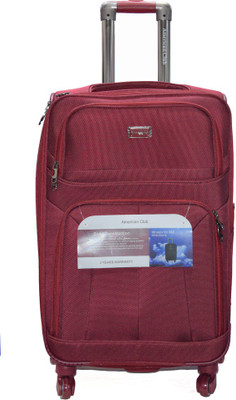 American Club ExclusiveTrolleyBag4DT Expandable Check-in Luggage - inch(Maroon
American Club ExclusiveTrolleyBag4DT Expandable Check-in Luggage - inch(Maroon