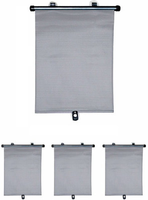 Speedwav Side Window Sun Shade For Fiat Linea(Grey)