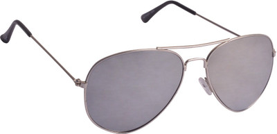 Glucksman Aviator Sunglasses(Silver