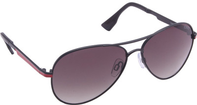 IDEE Aviator Sunglasses(Black)