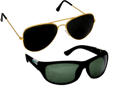 Verre Wrap-around, Aviator Sunglasses(For Boys)