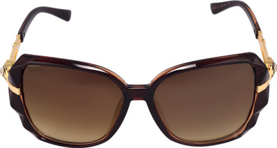 Verre Over-sized Sunglasses(Brown)