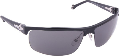 Police Rectangular Sunglasses(Black)