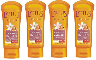 Lotus Safe Sun UV Screen Matte Gel with (( Pack 4 )) (( 400g )) - SPF 50 PA+++(400 g)
Lotus Safe Sun UV Screen Matte Gel with (( Pack 4 )) (( 400g )) - SPF 50 PA+++(400 g)
