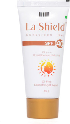 Glenmark La Shield Sunscreen Gel , Broad-Spectrum UVA/UVB Oil Free and Dermatologist Tested - SPF 40 PA+++(60 g)
Glenmark La Shield Sunscreen Gel , Broad-Spectrum UVA/UVB Oil Free and Dermatologist Tested - SPF 40 PA+++(60 g)