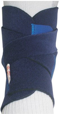 Vissco Neoprene Adjustable Wrap Ankle Support (L, Blue)