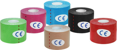 A-TAPE Kinesiology Tape (Pack of 6) Knee, Calf & Thigh Support, Skin;blue;black;red;green;pink
A-TAPE Kinesiology Tape (Pack of 6) Knee, Calf & Thigh Support, Skin;blue;black;red;green;pink