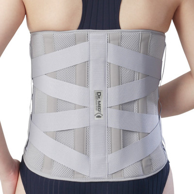Dr.Med Rigid Lumbo-Sacral Lumbar Support (XL, Grey)