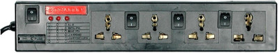 Pinnacle PA113 4 Socket Surge Protector(Black)