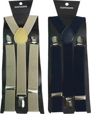 atyourdoor Y- Back Suspenders for Men(Brown)