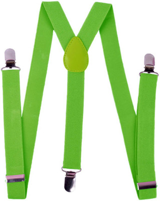 Modishera Y- Back Suspenders for Men(Green)