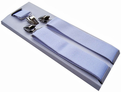 Winsome Deal Y- Back Suspenders for Boys, Girls, Men, Women(White)