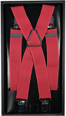 Nxt 2 Skn X- Back Suspenders for Boys, Girls(Pink)