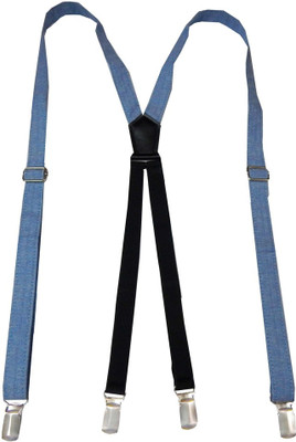 Navaksha X- Back Suspenders for Men(Blue)
