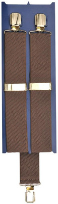 Tiekart Y- Back Suspenders for Men(Brown)
