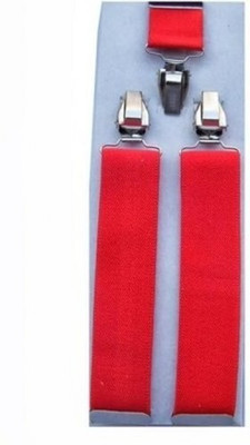 Bacchus Y- Back Suspenders for Men(Red)